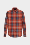 Chequered twill shirt