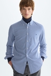 Candy stripe poplin shirt