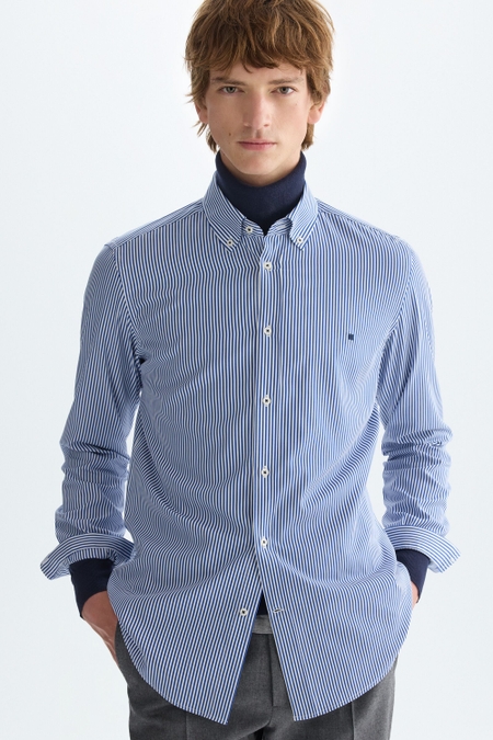 CAMISA POPELÍN RAYA CANDELA