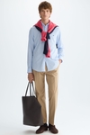 Candy stripe poplin shirt