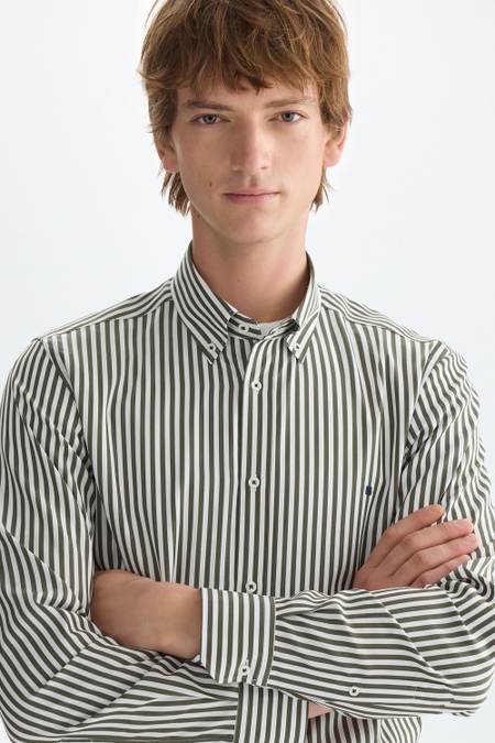 CANDY STRIPE POPLIN SHIRT