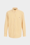 Gingham check poplin shirt