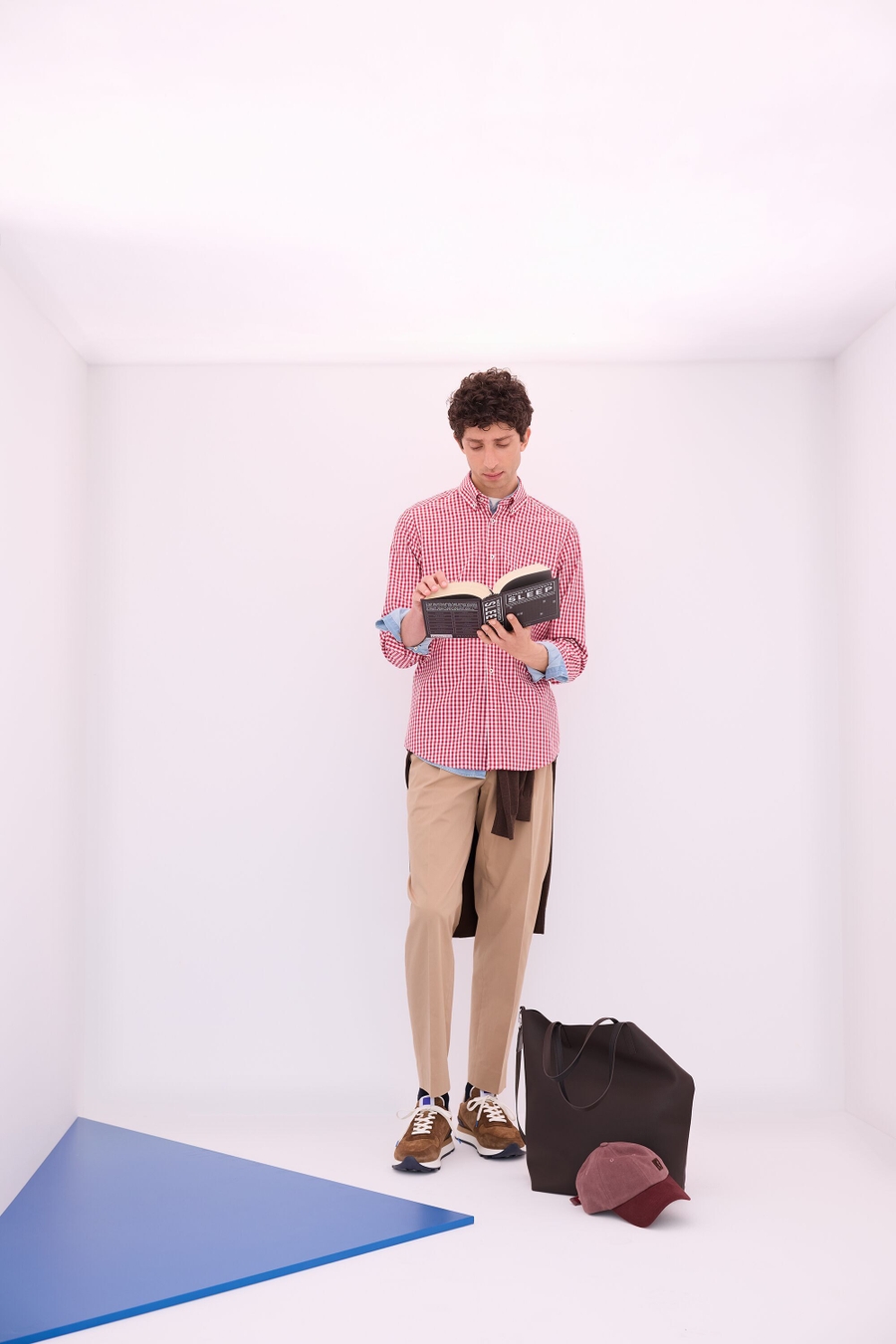 GINGHAM CHECK POPLIN SHIRT