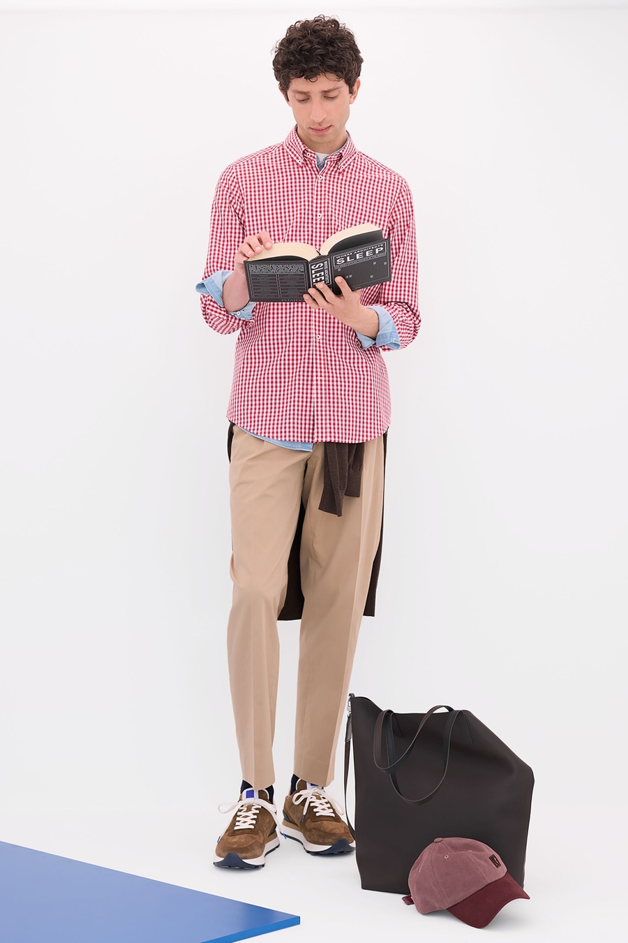 GINGHAM CHECK POPLIN SHIRT