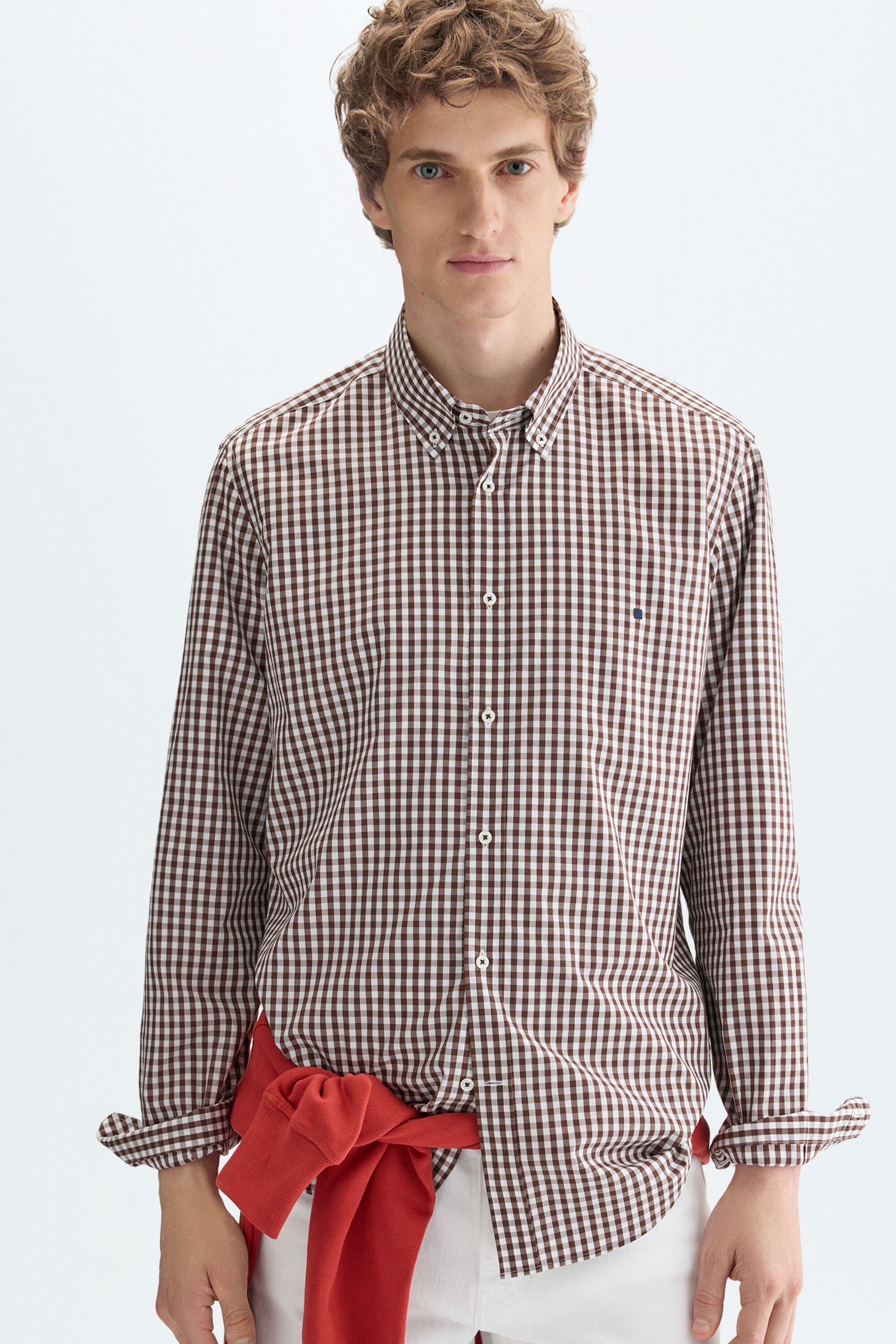 Camisa popelín cuadro Vichy