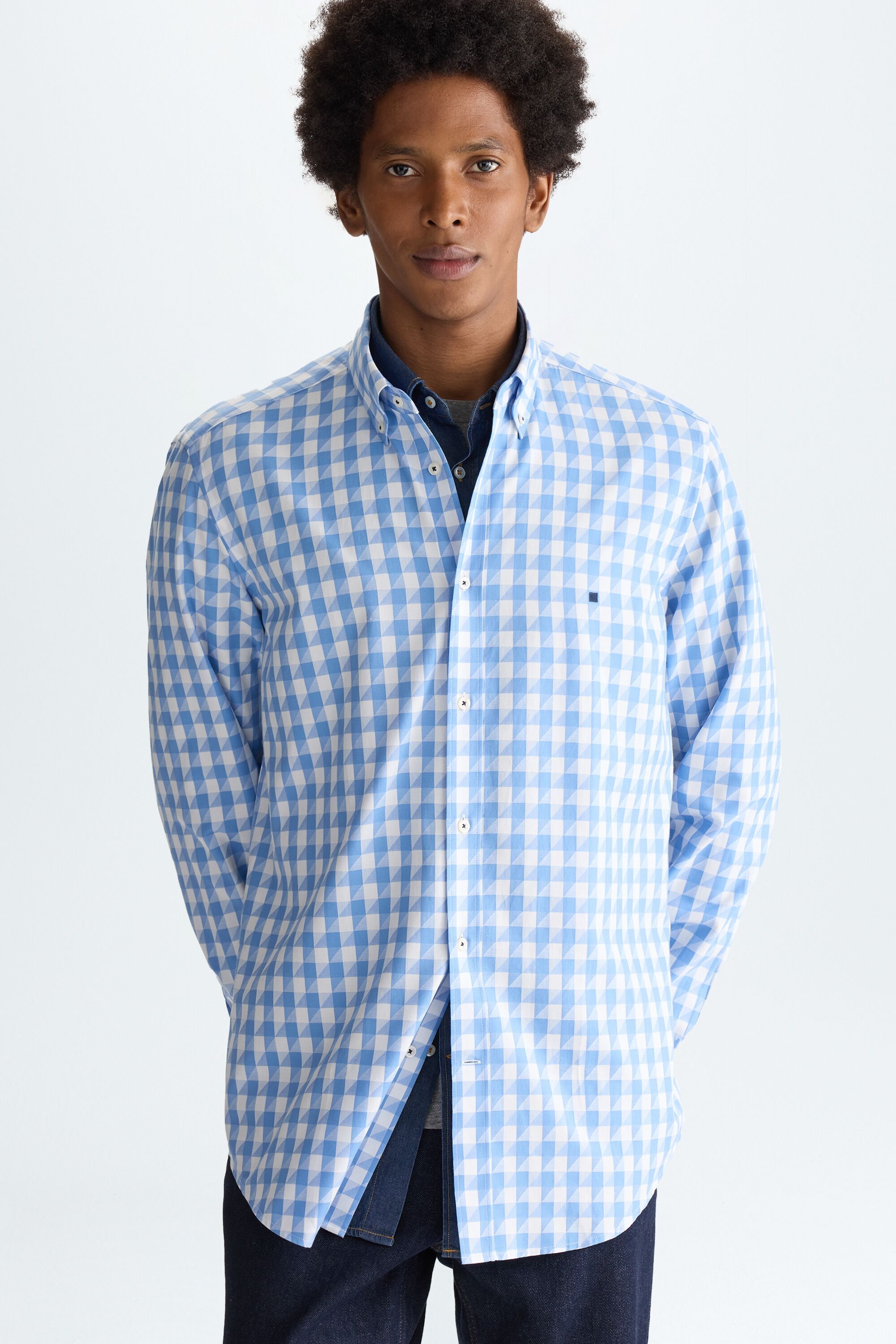 Origami jacquard shirt