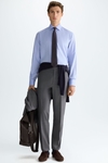 Camisa estructura cuello italiano