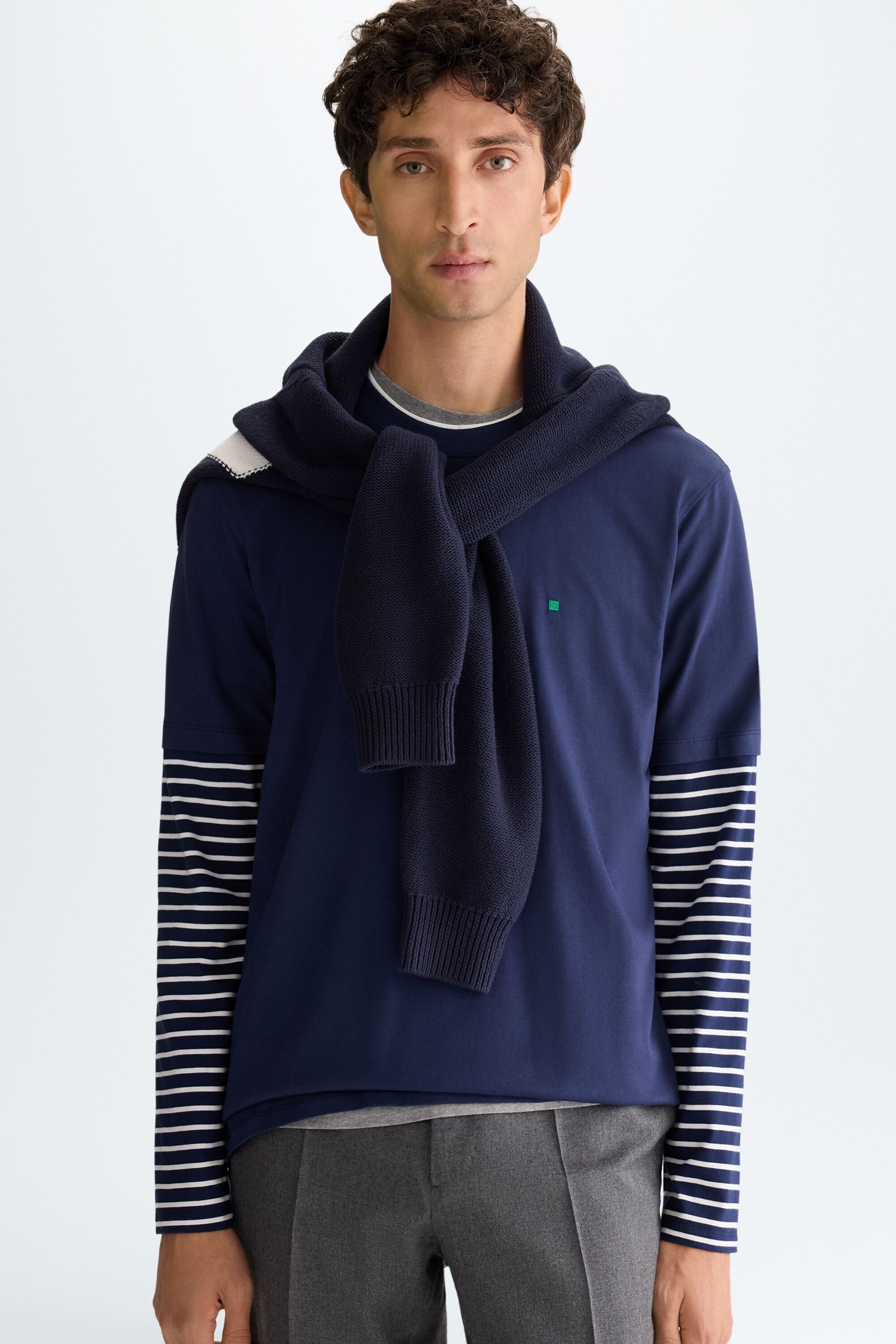 Long-sleeved double t-shirt