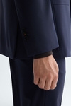 Tropical wool classic fit suit jacket