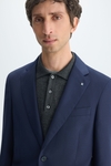 Wool classic fit suit jacket