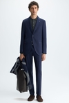 Wool classic fit suit jacket