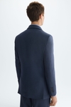 Tropical wool classic fit suit jacket