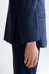 Chaqueta de traje classic fit fil à fil lana