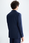 Chaqueta de traje classic fit fil à fil lana