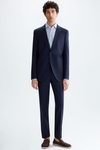 Tropical wool classic fit suit jacket