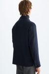 Wool flannel overshirt