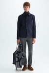 Wool flannel overshirt