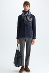Wool flannel overshirt