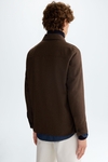 Wool flannel overshirt