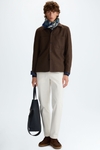 Wool flannel overshirt