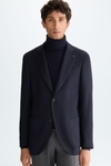 Wool twill relaxed fit blazer