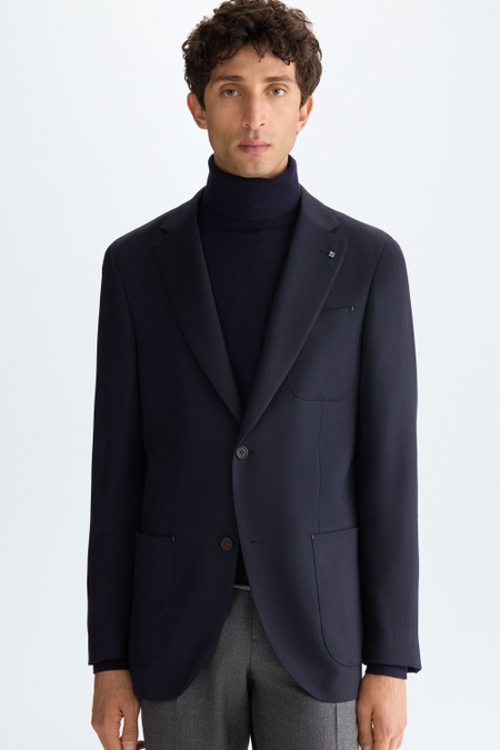 WOOL TWILL RELAXED FIT BLAZER