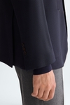 Wool twill relaxed fit blazer