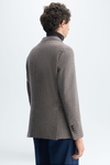 Houndstooth wool relaxed fit blazer