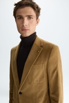 Chaqueta de traje relaxed fit pana algodón
