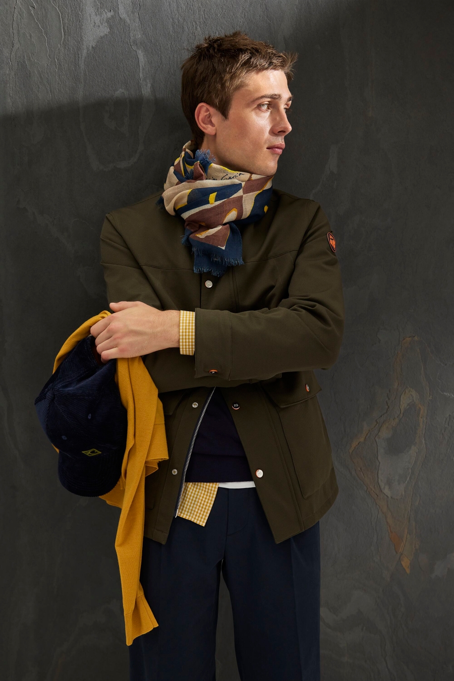WATERPROOF TEXTURED TECHNICAL PARKA