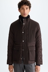 Origami quilted technical jacket