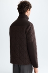 Origami quilted technical jacket