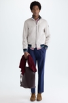 Mesh-textured technical jacket