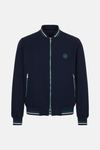 Textured technical bomber jacket