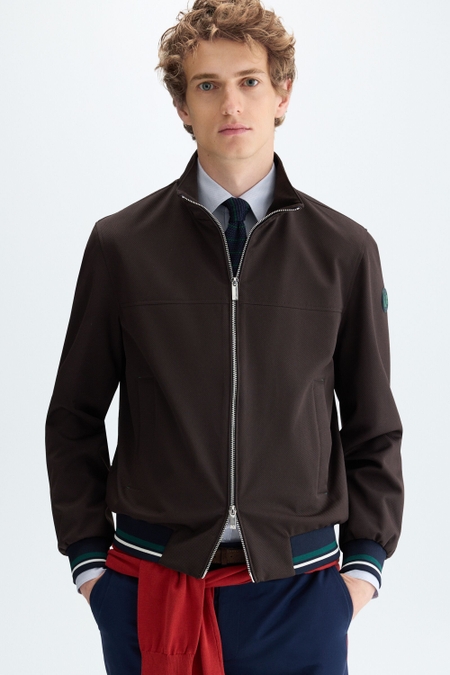 TEXTURED TECHNICAL JACKET