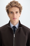 Textured technical jacket