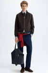 Textured technical jacket