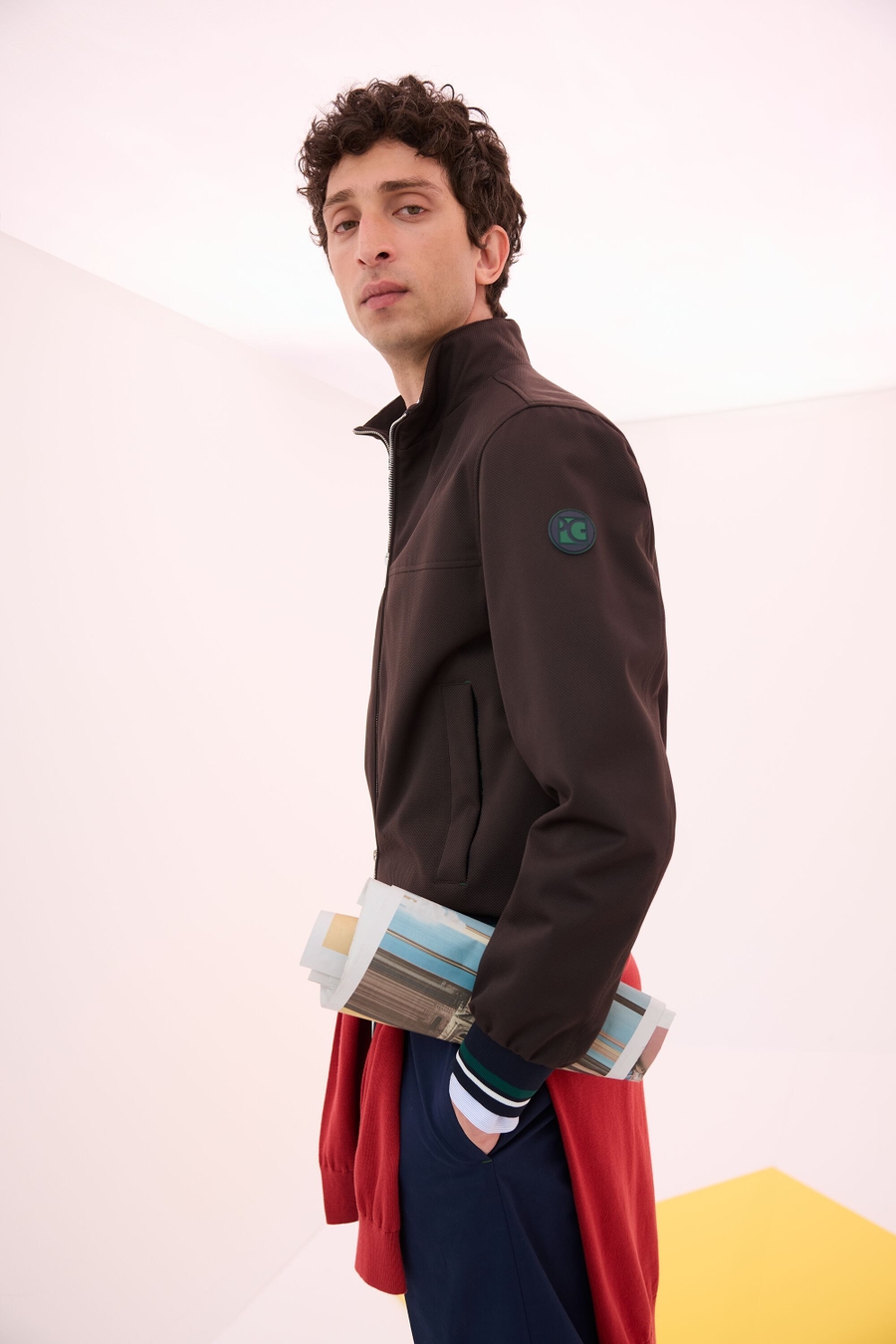 TEXTURED TECHNICAL JACKET