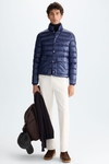Down-quilted jacket