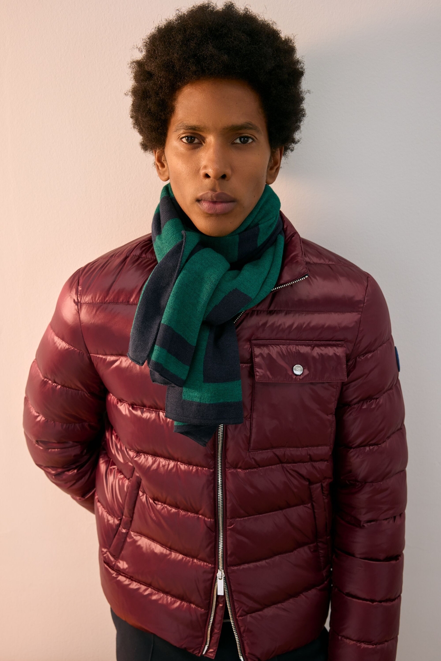 CAZADORA NYLON ACOLCHADO PLUMAS