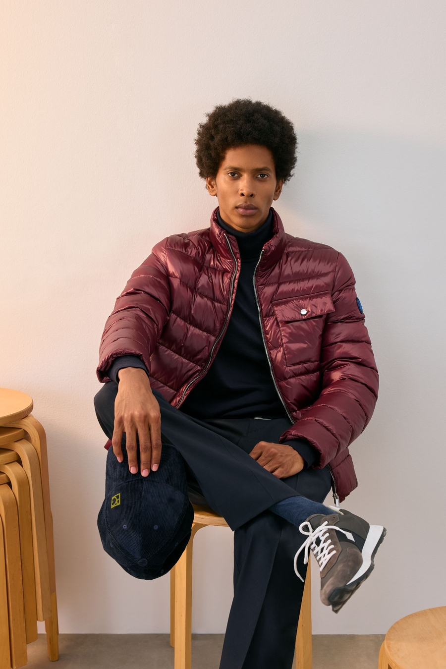 DOWN QUILTED NYLON JACKET