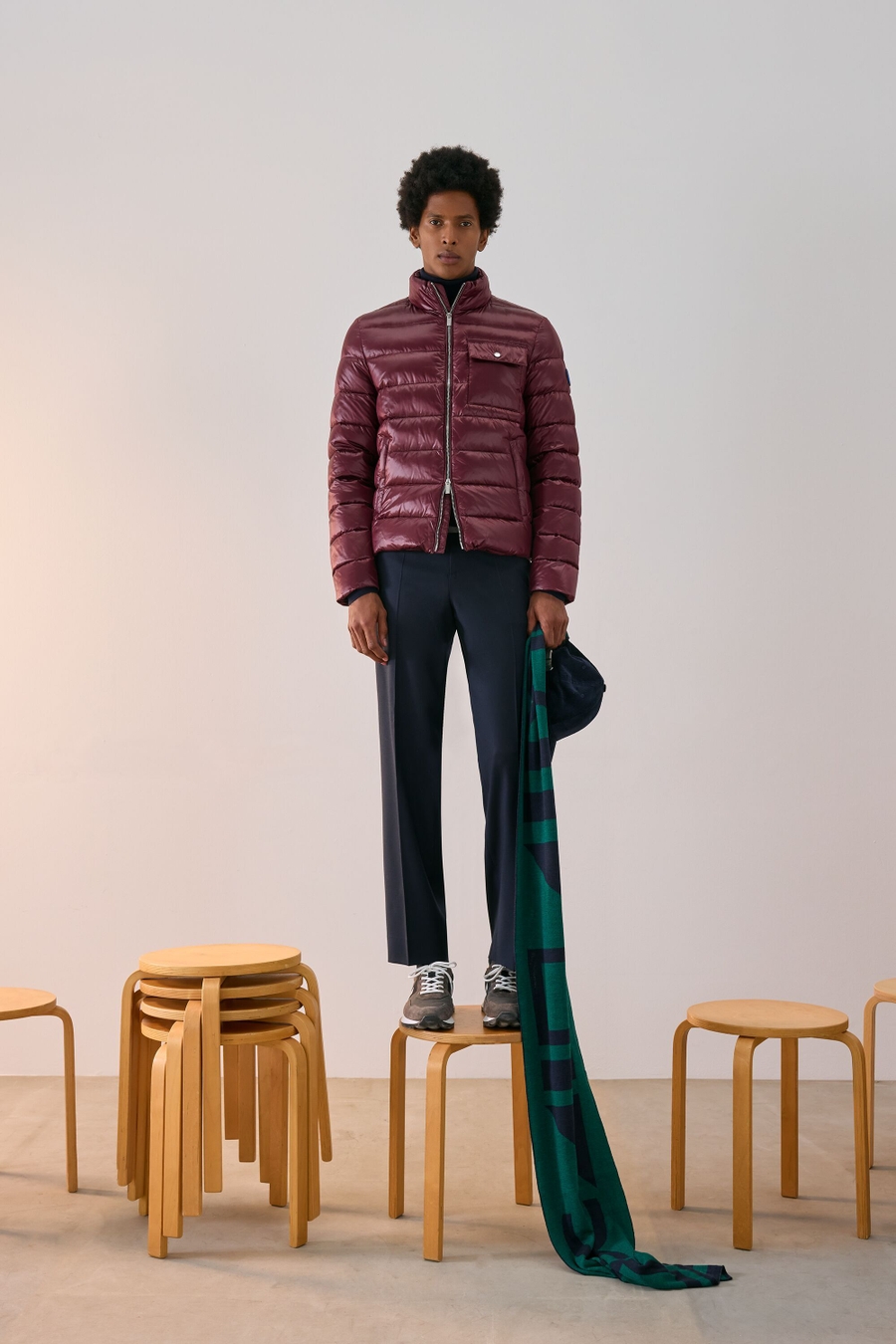 DOWN QUILTED NYLON JACKET