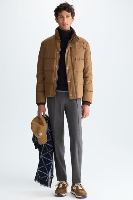 DOWN-QUILTED TECHNICAL NYLON JACKET