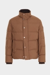 Down-quilted technical nylon jacket
