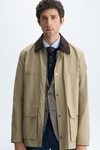 Technical cotton jacket with four pockets