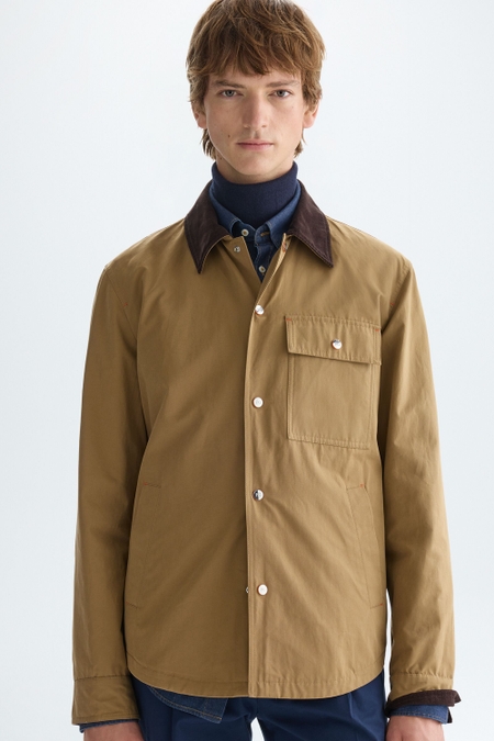 TECHNICAL COTTON OVERSHIRT