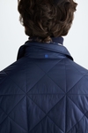Origami quilted nylon overshirt