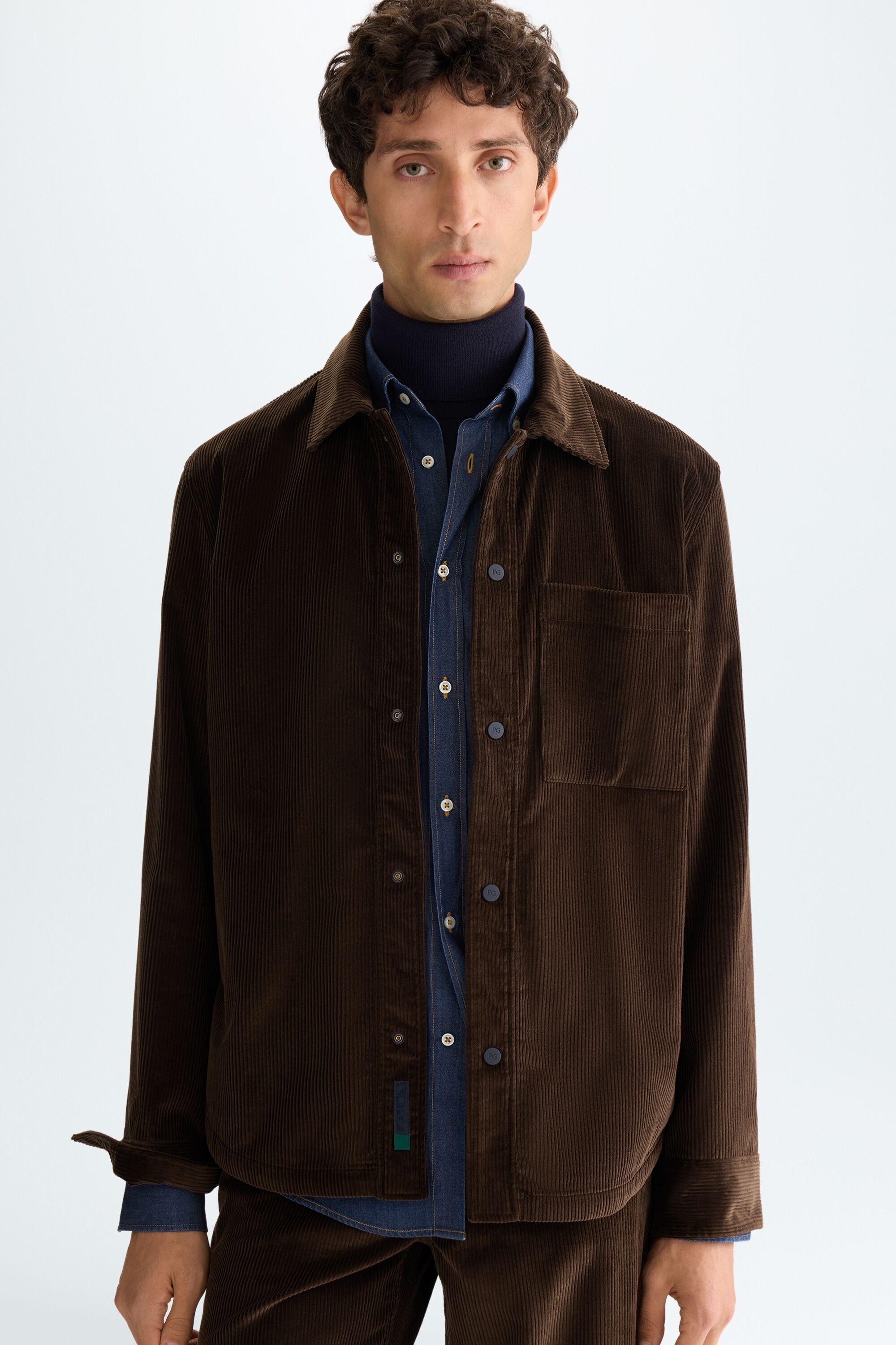 Corduroy overshirt