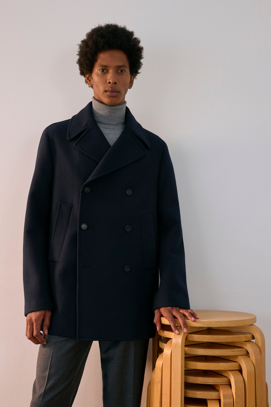 WOOL PEACOAT