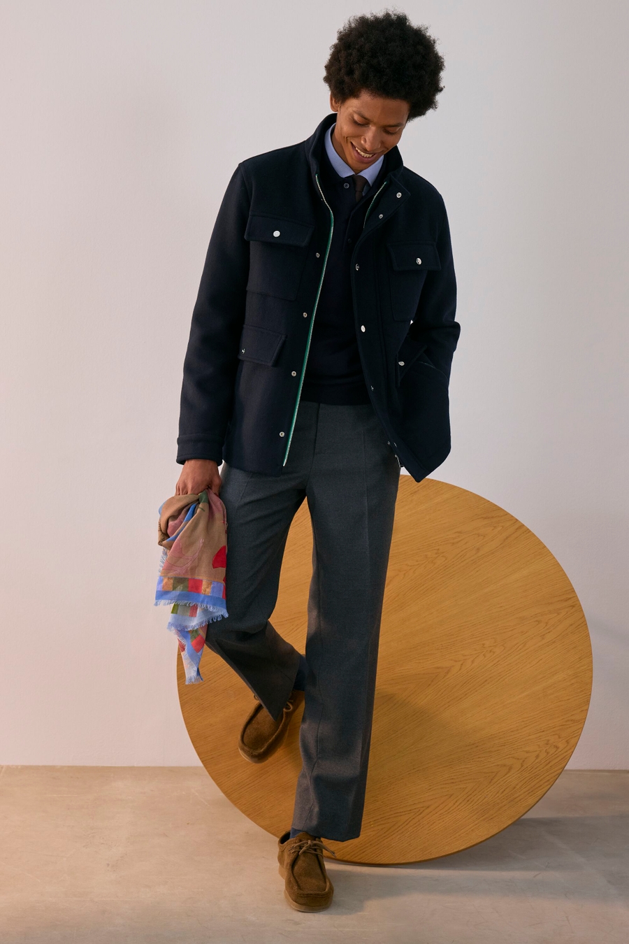 CHAQUETÓN PAÑO LANA